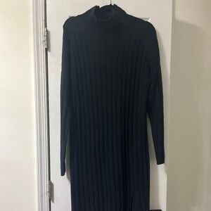 Abercrombie & Fitch Black Turtleneck Midi